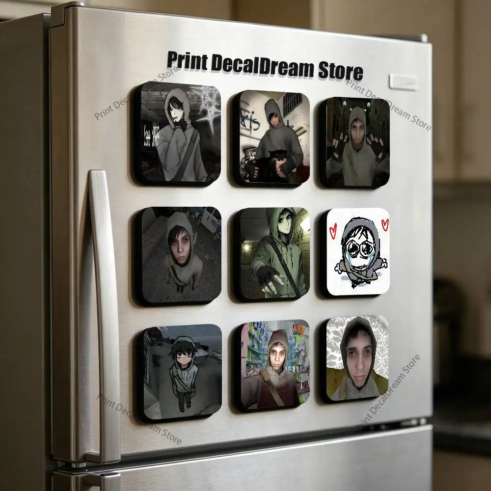 

Game C-Cry Of Fear Horro Refrigerator Magnets Cute Cartoon Magnetic Personality Decorations Creative Gifts
