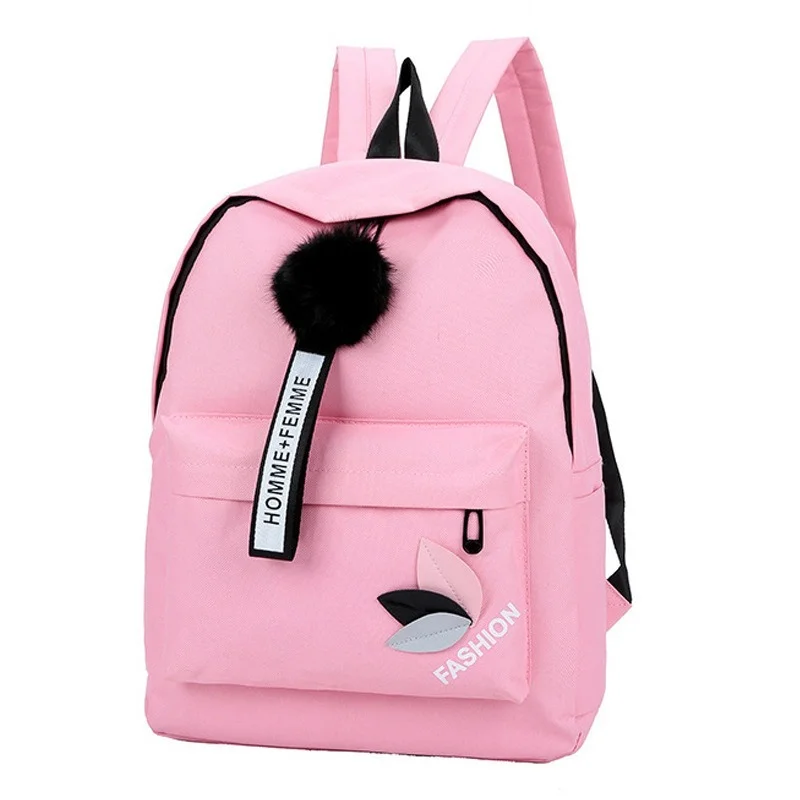 Backpack Korean Version of Printed Leaves Backpack Female School Bags for Student Backpack Women Bookbag Teen Casual Schoolbag