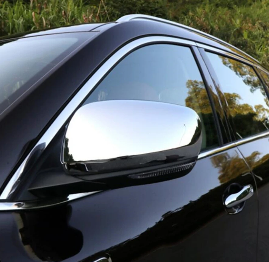 

Side Rearview Mirror Cap Decor Cover Trim Car Stickers For Renault Kadjar Koleos 2016 2017 2018 2019 Exterior Accessories Chrome