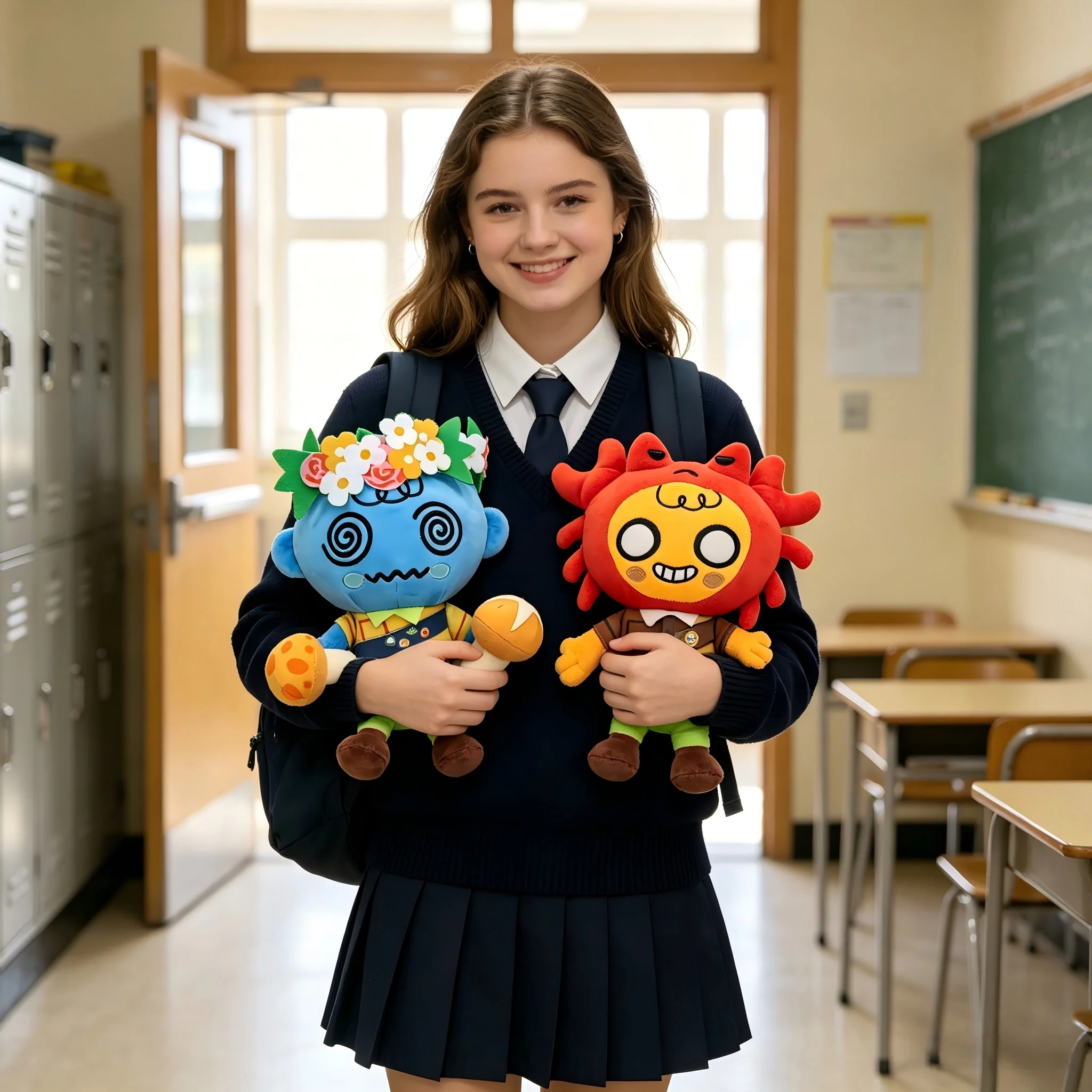 In Stock Peaks Crab Head Plush Doll Cute  Game Peripherals Toy Halloween Christmas Decoration Fans Birthday Gift