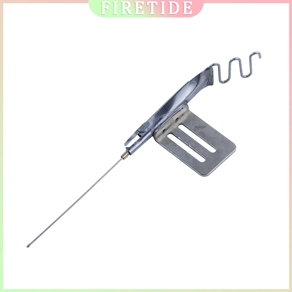 Spaghetti Folder Makes Tube String Spaghetti Attachment for Industrial Overlock Sewing MachineHidden Thread Turn Over Draw Tube