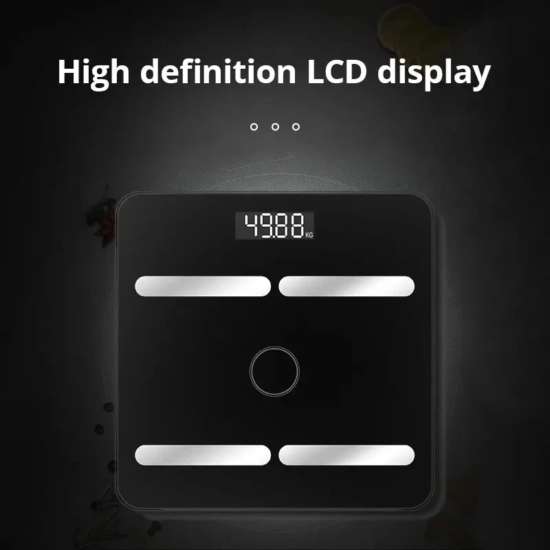 مقياس الدهون في الجسم بلوتوث مقياس إلكتروني مقياس الجسم المنزلي Bmi مقياس الوزن الرقمي USB محلل تكوين الجسم تطبيق الهاتف الذكي