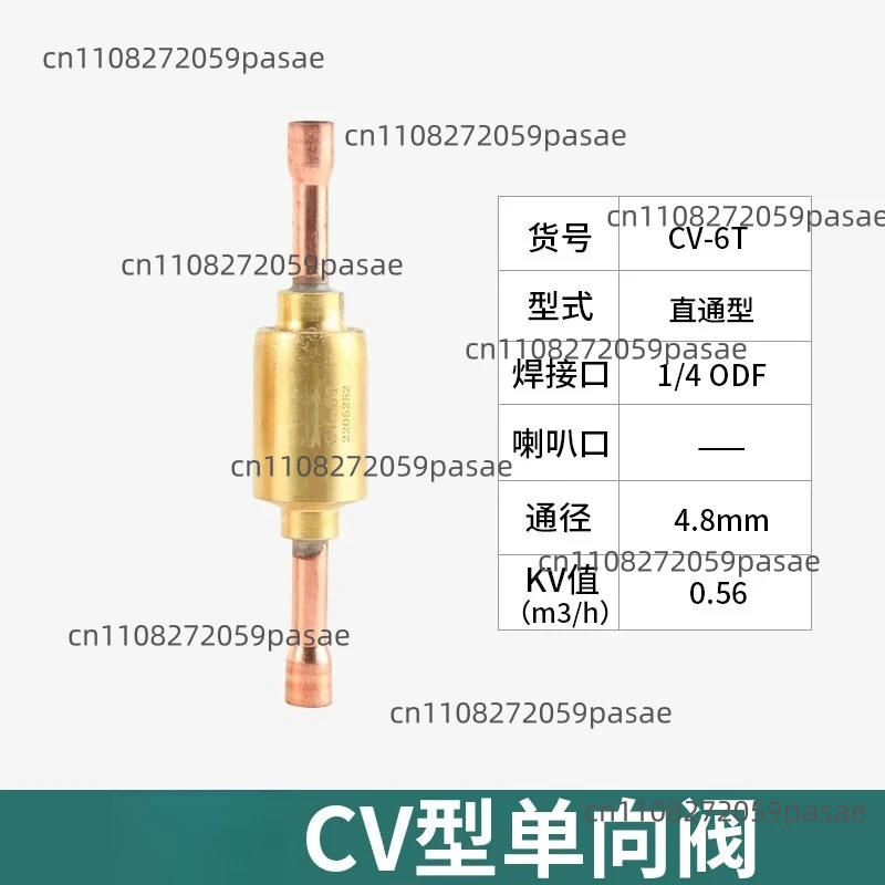 Check valves Anti-reflux valve for Air conditioner cold storage unit  Heat pumps Refrigerating plant  weld 1/4 1/2 3/4 5/8