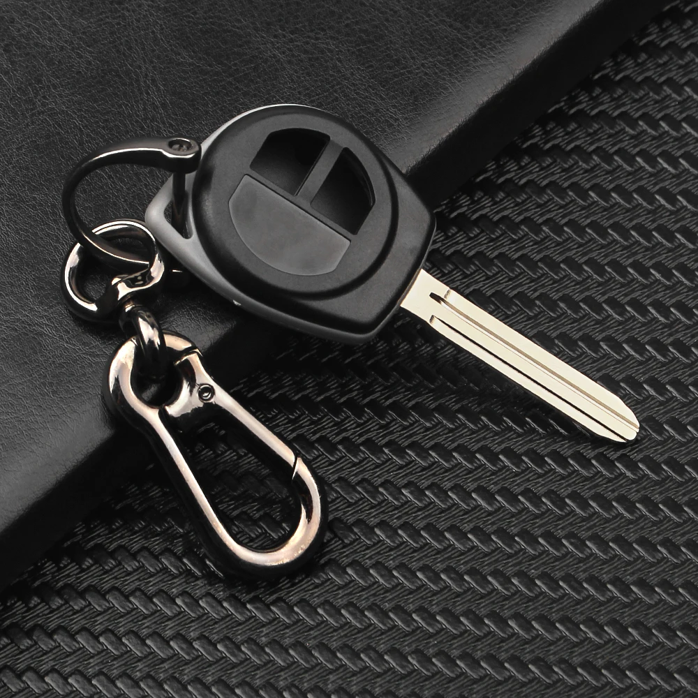 Keyyou remoto chave escudo fob apto para suzuki grand vitara swift liana escudo fob 2 botão com chave almofada peças de automóvel