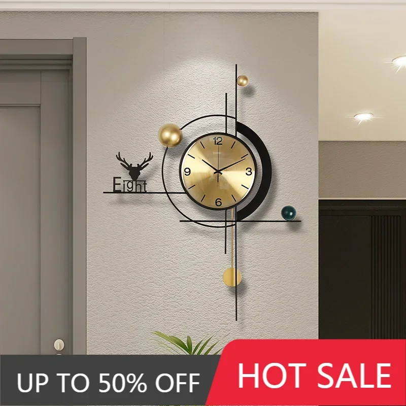 Nordic Minimalist Wall Clock Modern Simple Design Silent Non Ticking Battery Operated Living Room Bedroom Office Home Decor