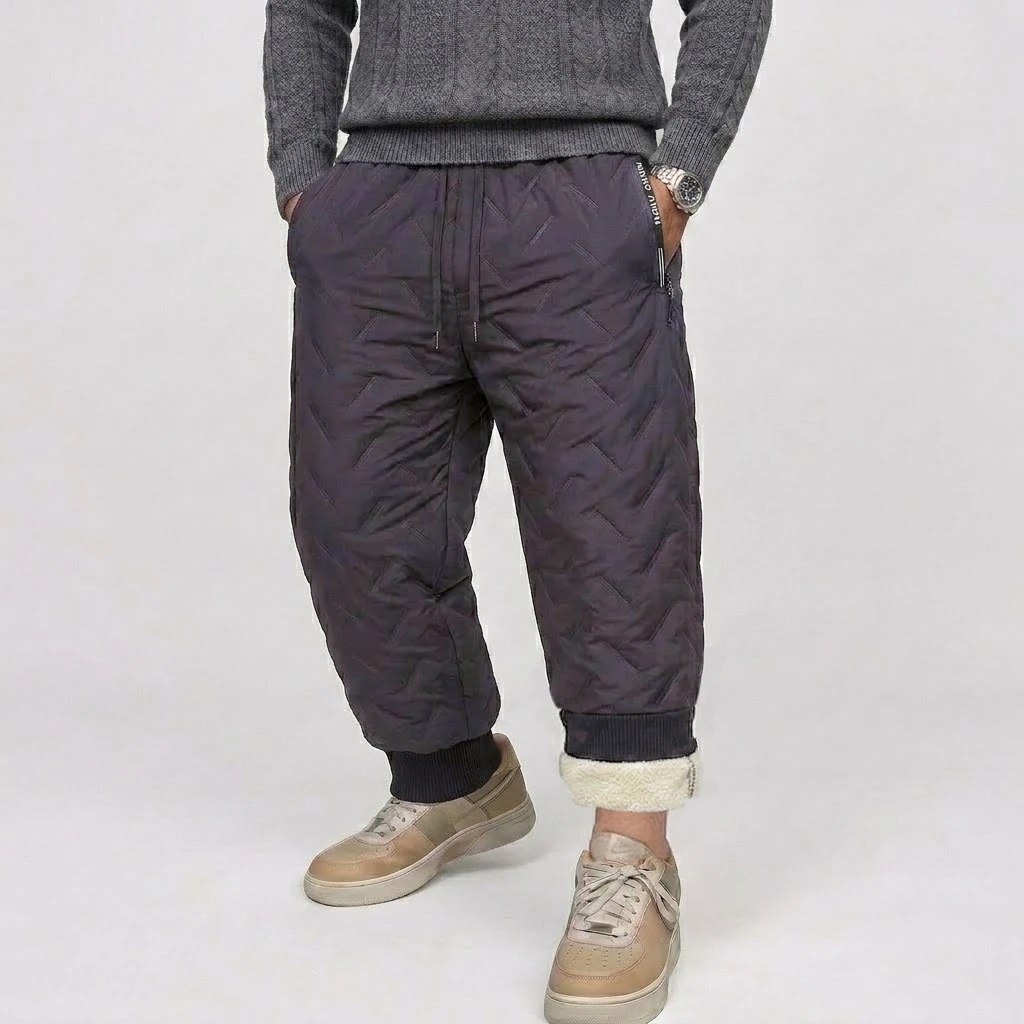 Neue Herren-Winterhose mit Sherpa-Fleece-Futter, Wasserdicht, Warm, Winddicht, Outdoor-Wanderhose, Softshell-Cargohose für kaltes Wetter – Detail 12