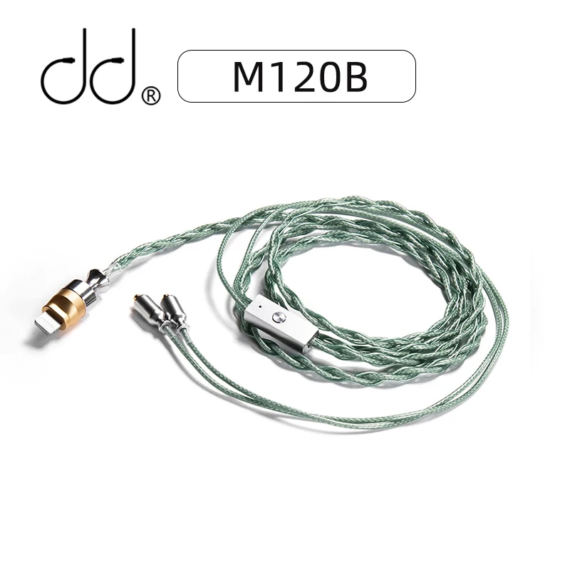 DD ddHiFi M120B All-in-one USB-C & Light-ning Earphone Upgrade Cable in MMCX & 0.78, Supports Lossless Decoding and Phone Calls