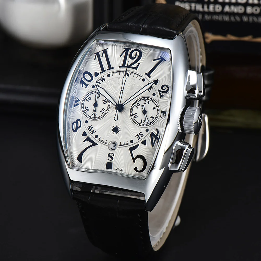 2026 Sale Extraordinary Original Brand Geneva Watches For Mens Multifunction Chronograph WristWatch Fashion Business AAA Clocks
