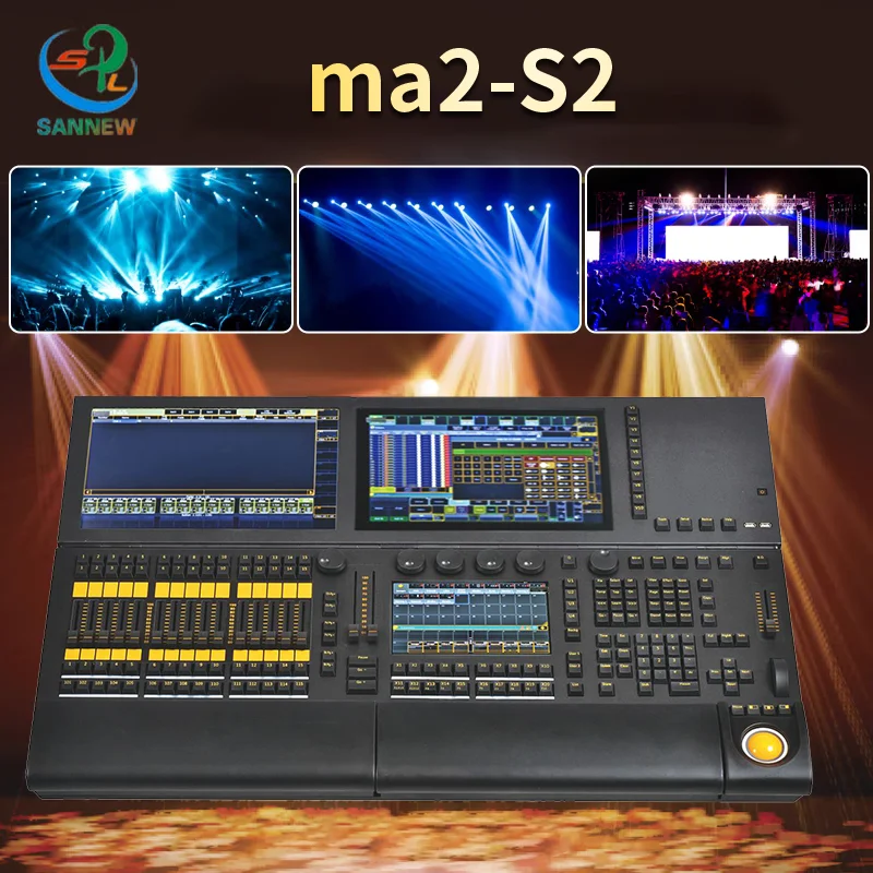 MA2 Stage Lighting Console Touch Screen Large Show Light Show Bar Light System for Professional Stage And Event Lighting