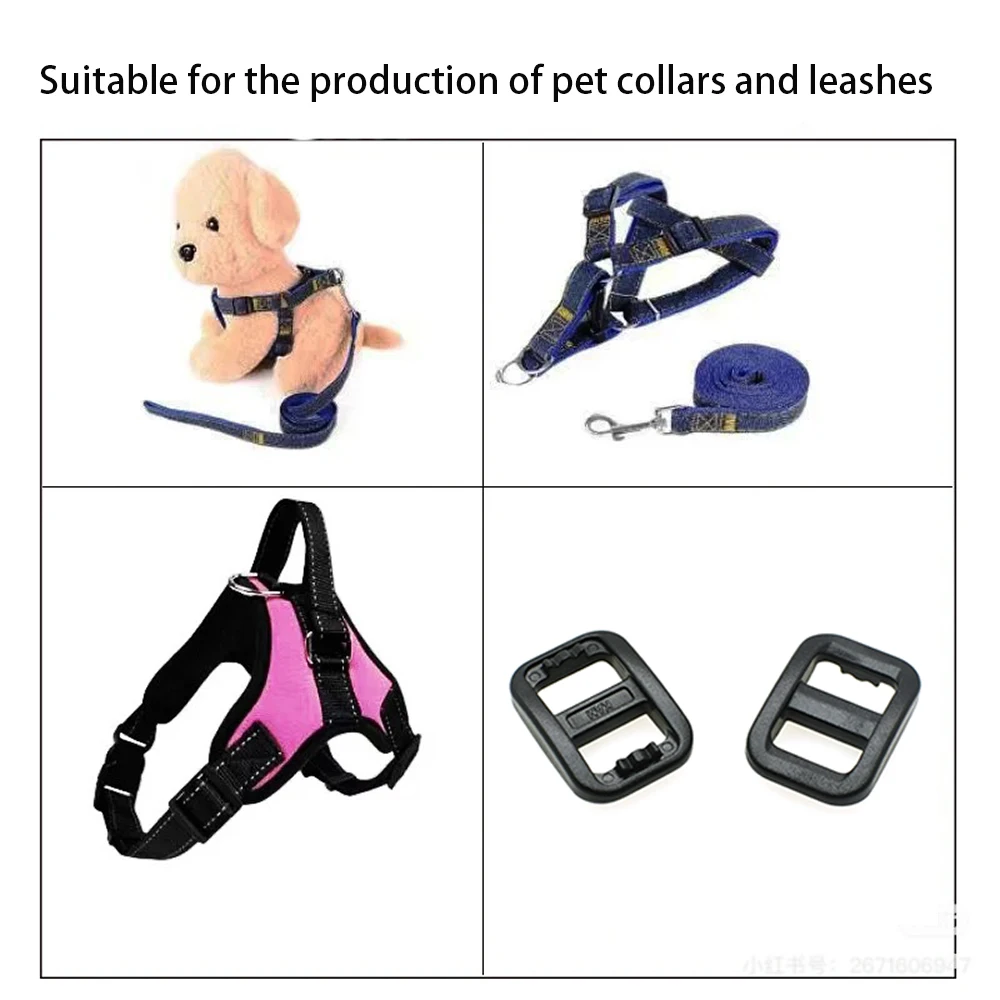 10pcs Plastic Tri-Glides Slider Adjustable Buckle Moll Tactical Bag Parts Webbing Size 10mm 15mm 20mm 25mm 30mm 38mm