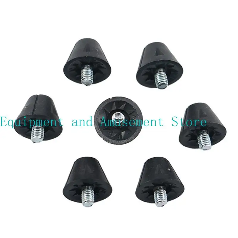 Y1UC 12pcs futebol chutas bota futebol pula bola futebol nylon