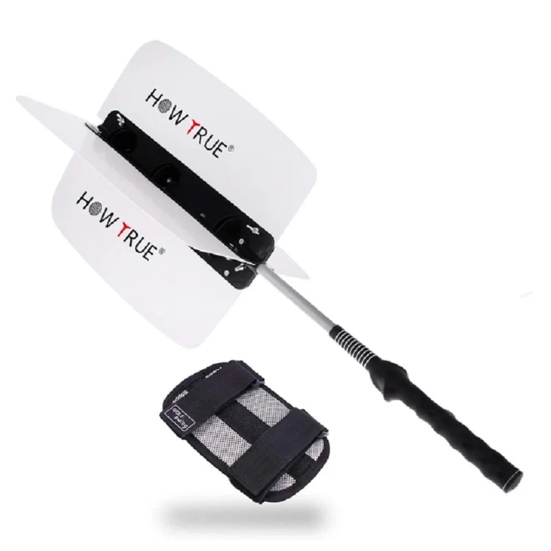 HOW TRUE Golf Power Resistance Trainer Swing Warm-up Fan Pinwheel Speed Training Grip Aids