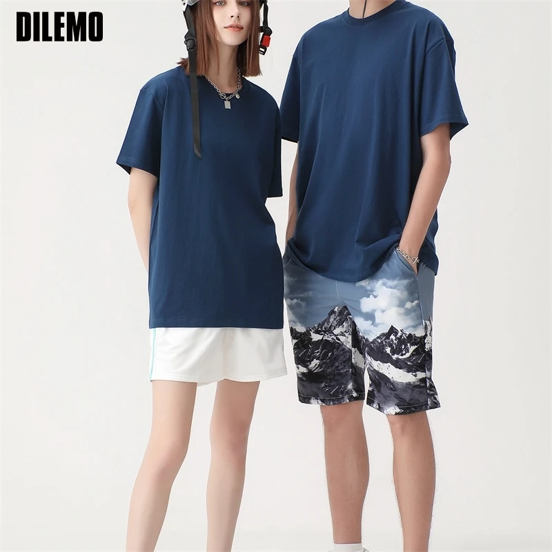 

Top Grade 100% Mecerized Cotton New Summer Brand Tops Round Neck t Shirt For Men Short Sleeve Plain Casual Fashion Men Clothing