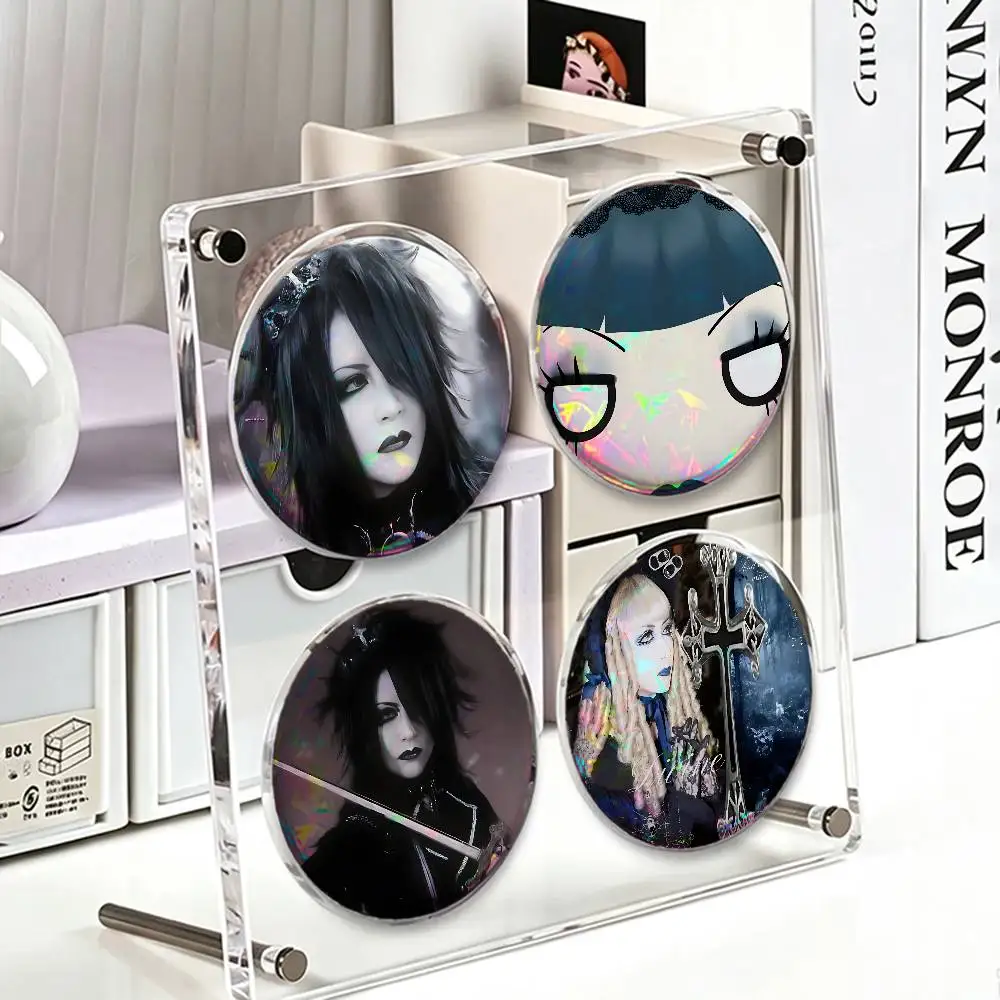 M-Mana Sama 25mm Badge 4-Piece Set Mini Pill Baji Kawaii Collectibles Creative Button Pin for Ita-Bag M-MALICE M-MIZER