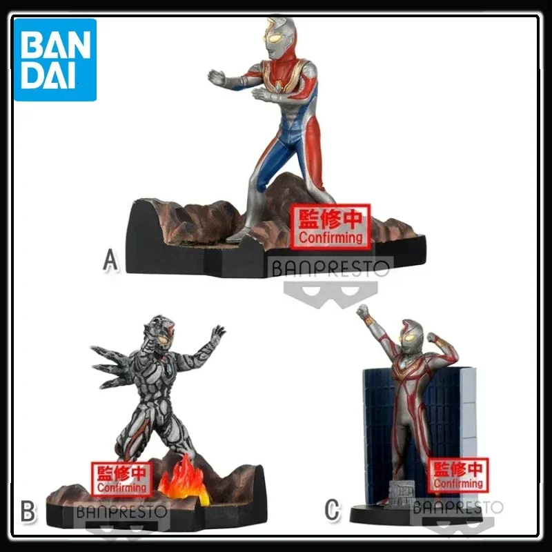 W magazynie BANDAI STAGEMENT Ultraman Dyna Super syntetyczna bestia człowiek Zelganoid sztuczne figurki Anime zabawki prezenty BB