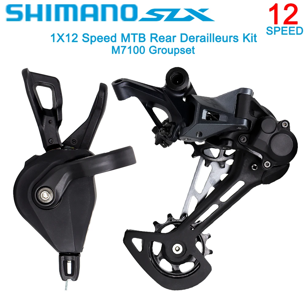 SHIMANO SLX 1X12 Speed Derailleurs Kit for MTB Bike 12S 12V Shifter SL-M7100 Rear Derailleur RD-M7100-SGS Original Bicycle Parts