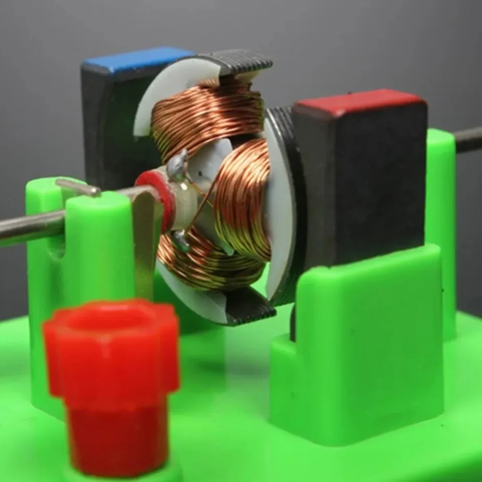 1 Ensemble Modèle de Moteur Électrique Mini Modèle de Moteur Équipement d'Expérience Physique