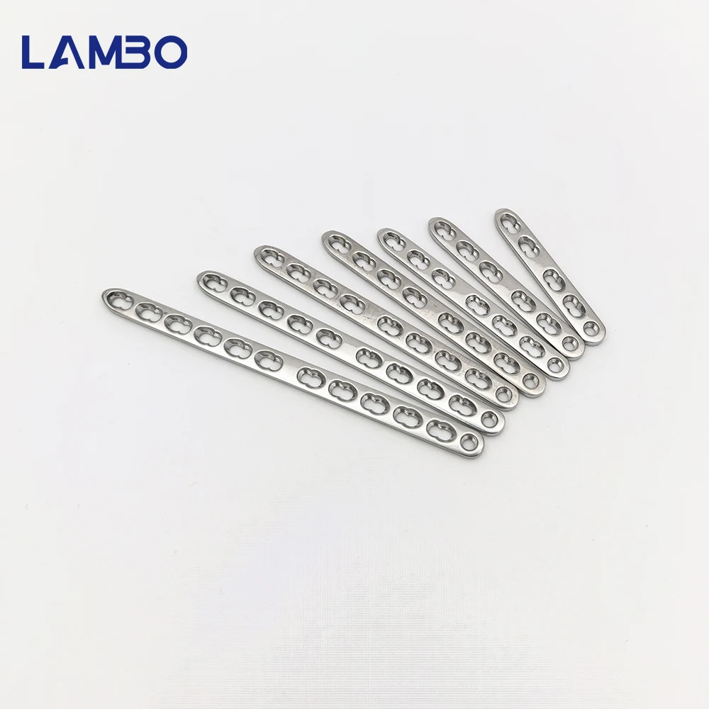 

1PC 2.0 S.S. Straight Locking Plate for Veterinary, Orthopedic Implants, Pet Hand Tools, Surgical Instruments for Dogs