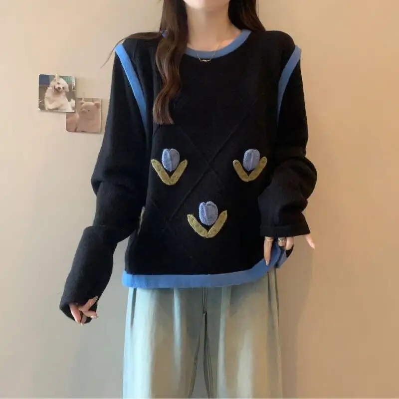 

Горячий утягивающий свитер большого размера, женская базовая рубашка с длинным рукавом, внутренняя одежда, черный вязаный топ, осенне-зимний модный повседневный стиль