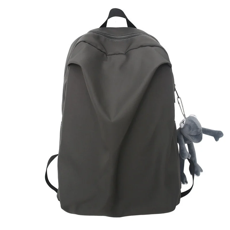 Mochilas escolares para hombres y mujeres, versión coreana de estudiantes de secundaria, mochila japonesa de estilo Hong Kong, hombros simples para mujeres