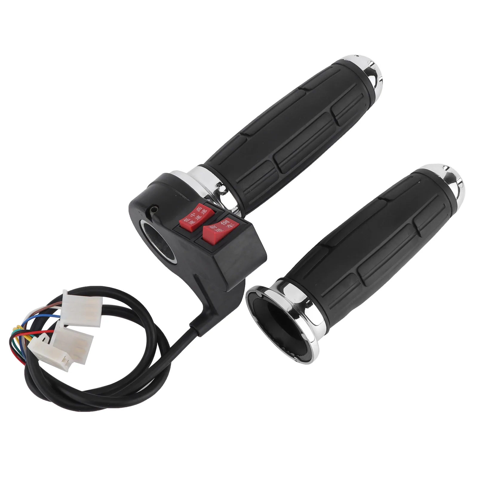 Throttle Grip 1 Paar 3 Speed Control Throttle Handgrepen Voor Elektrische Fiets Met Voor-En Achteruit Gaspedle Handgrepen