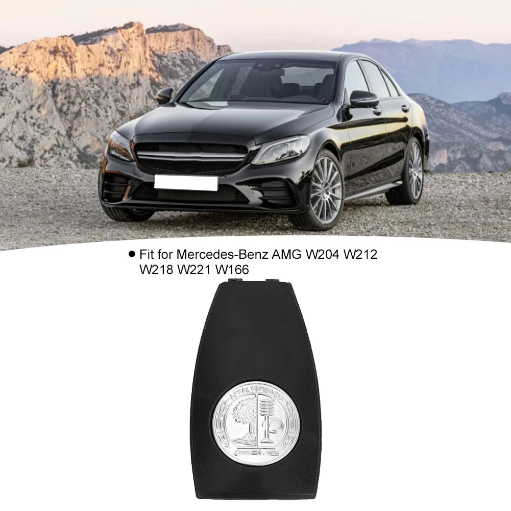 Car Smart Key Case Apple-Tree Emblem Badge Key Cover Car Key Accessories For E63 W204 W212 W218 W221 W166 Key Case Rear Cover