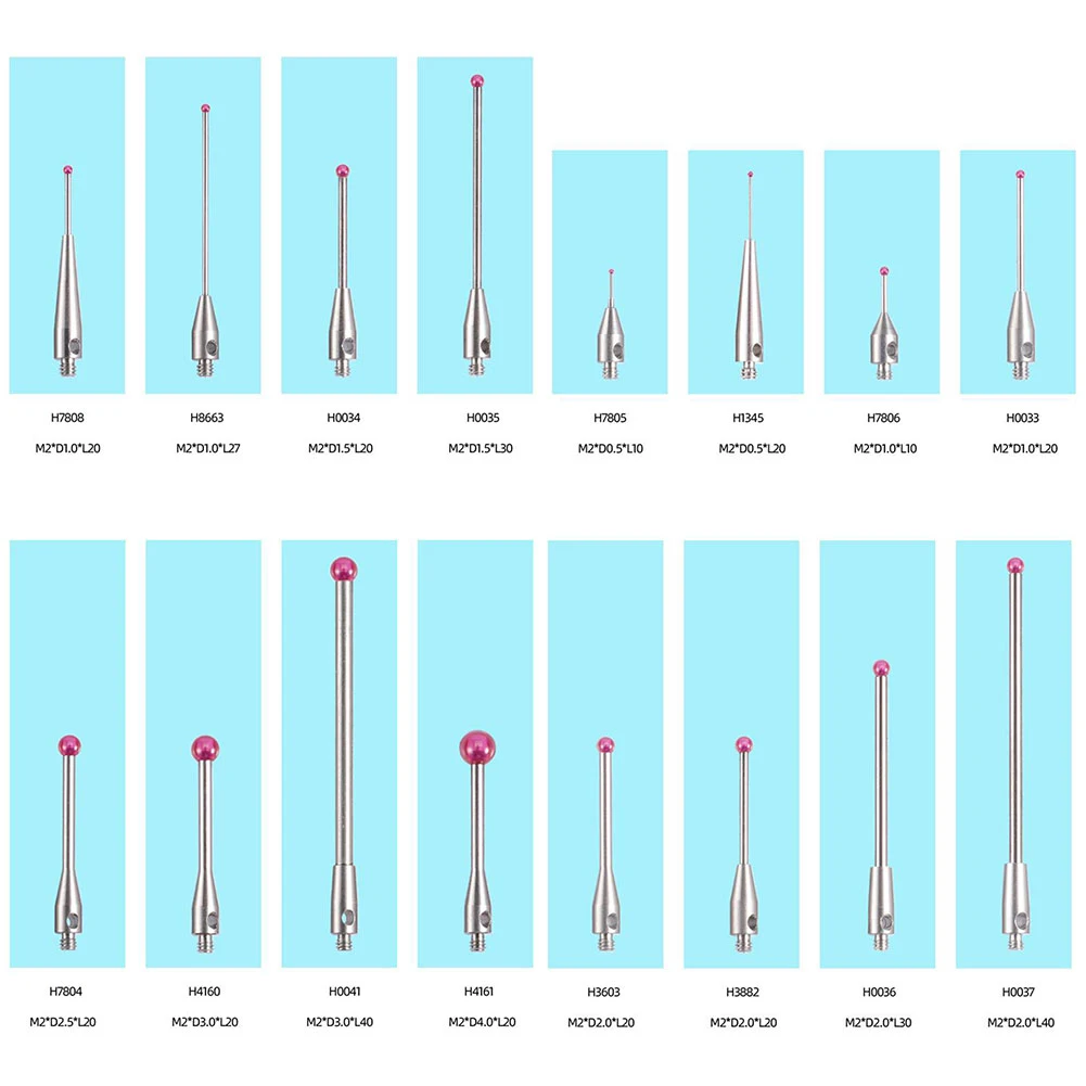 M2 Ball Cmm Thread And Cnc Measuring Probe Stylus Point Contact Ball Cmm Thread And Cnc Measuring Probe Stylus Point Contact