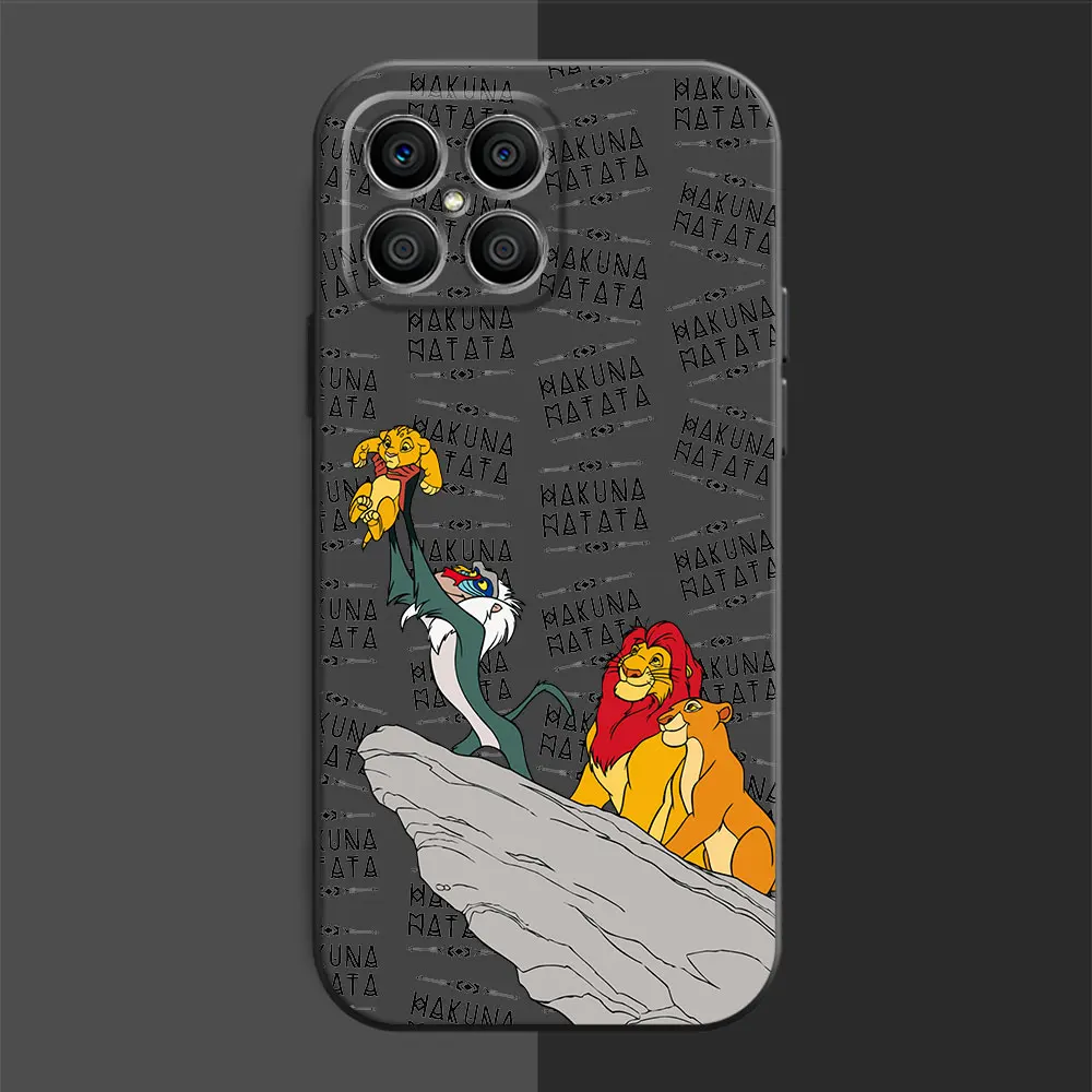 Disney Lion King Cute Case For Huawei Honor X8 X8a 90 Lite X9a 8X 70 X7 50 P30 Pro P40 20 X6 X6a Magic5 Magic4 Soft Phone Cover