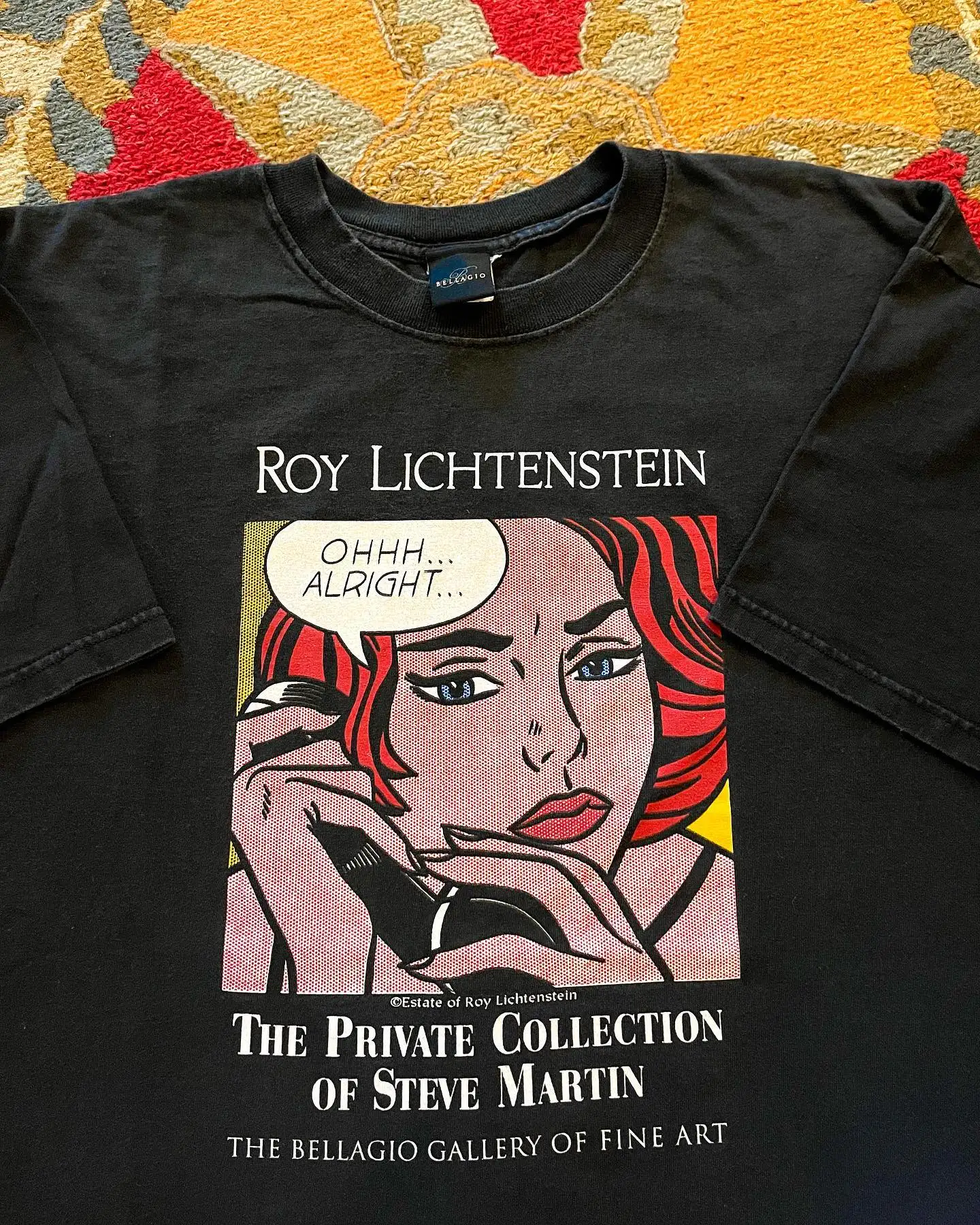 

Хлопковая футболка Roy Lichtenstein Collaborative с коротким рукавом, свободного кроя, с круглым вырезом, с принтом, повседневная, летняя, молодежная, модная.