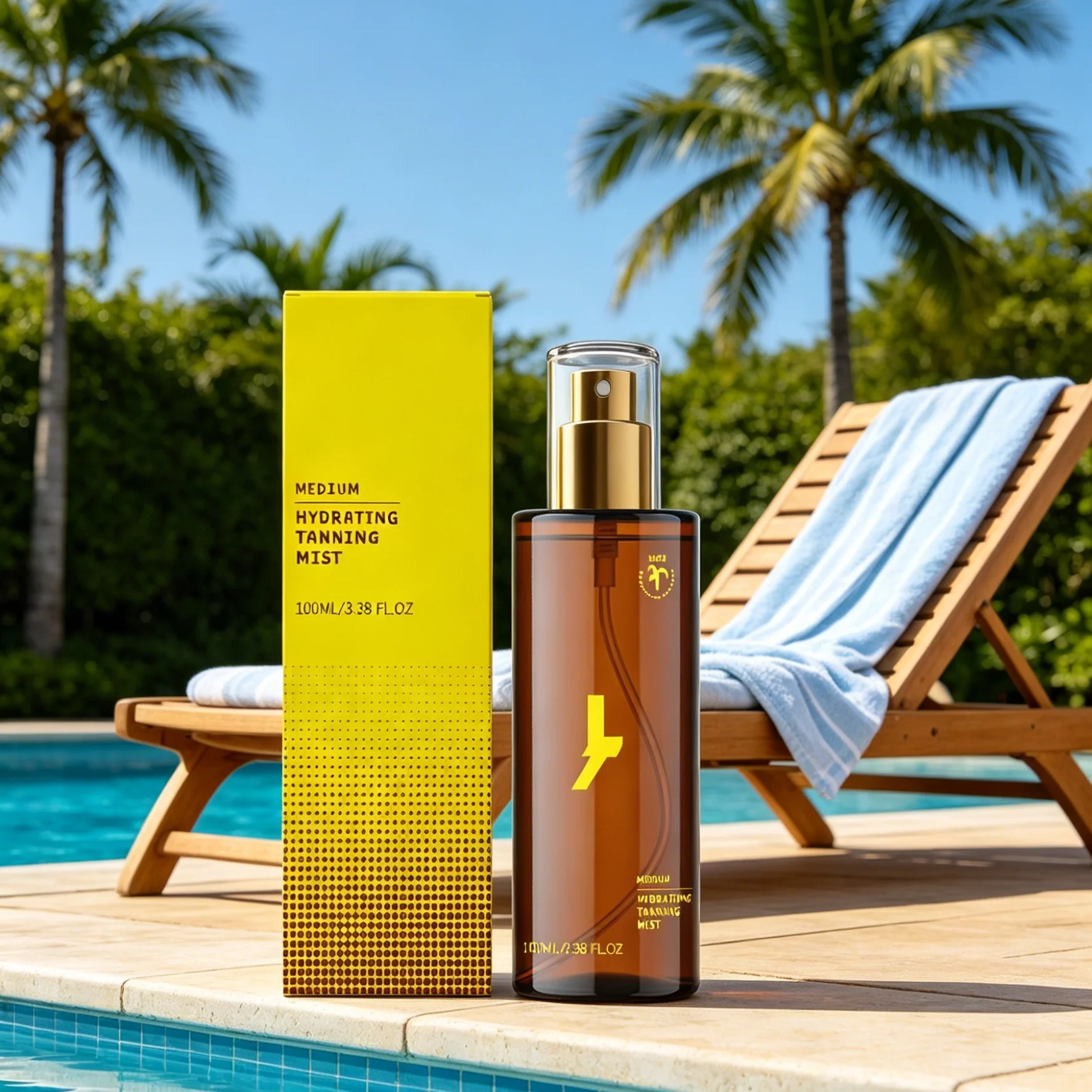 Bruma Autobronceadora para Rostro y Cuerpo, Bronceador sin Sol, Resistente al Agua, Hidratación Profunda, Refrescante, Aspecto Natural, Spray Bronceador para la Piel