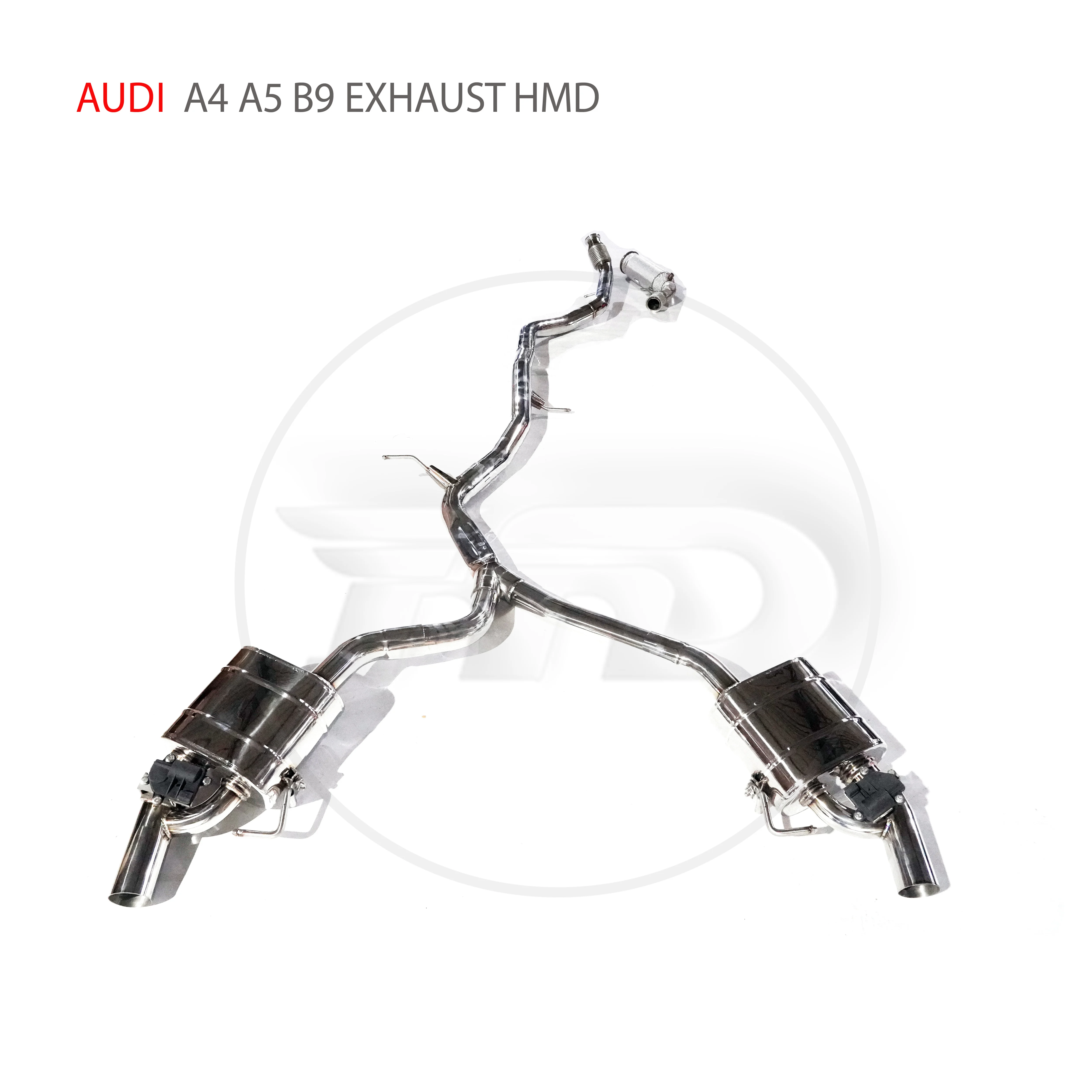 

HMD Exhaust System Performance Downpipe And Catback for Audi A4 A5 B9 Auto Modification Electronic Valve