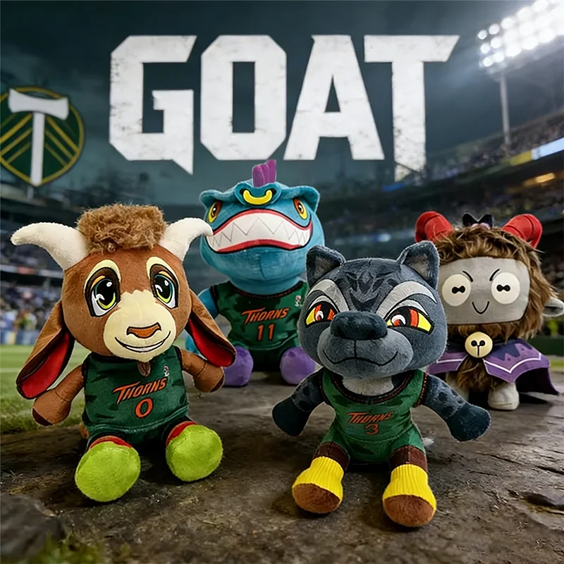 Nuevo Peluche de Cabra de 24 CM, Lindo y Divertido, de Dibujos Animados y Anime, Figura de Animal, Muñeco de Peluche, Regalo de Cumpleaños para Niños y Fans