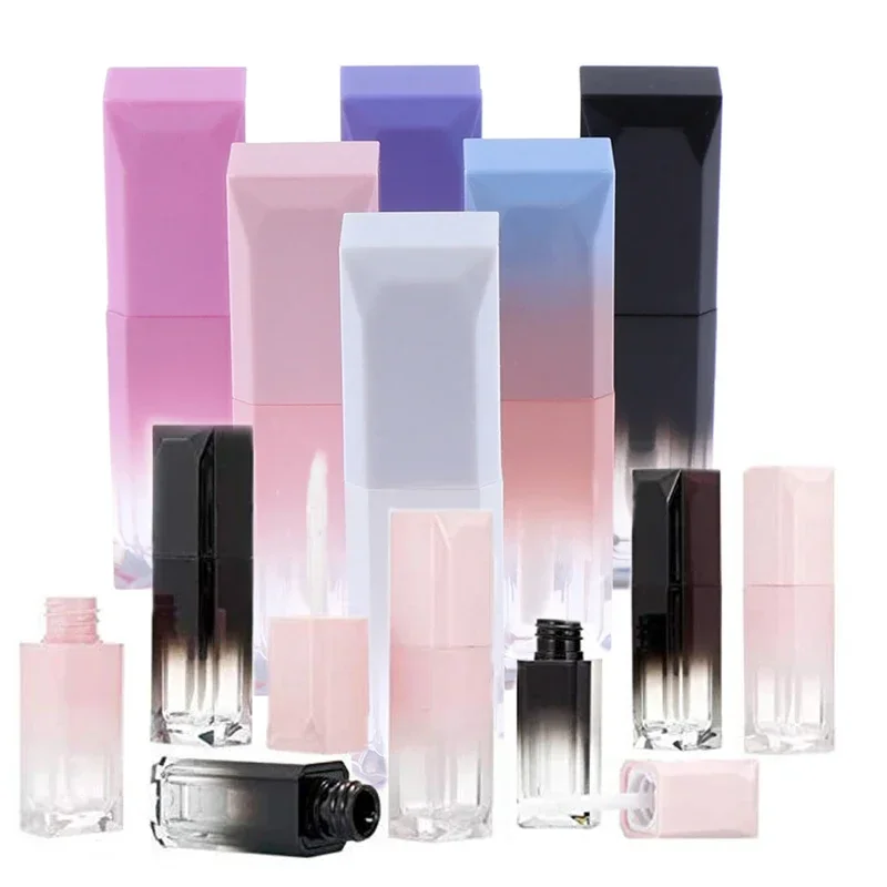 30 Stuks Lege 5G Gradiënt Lipgloss Buizen Diy Hervulbare Lippenbalsem Containers Voor Vloeibare Cosmetica Draagbare Lippenstift Reizen flessen