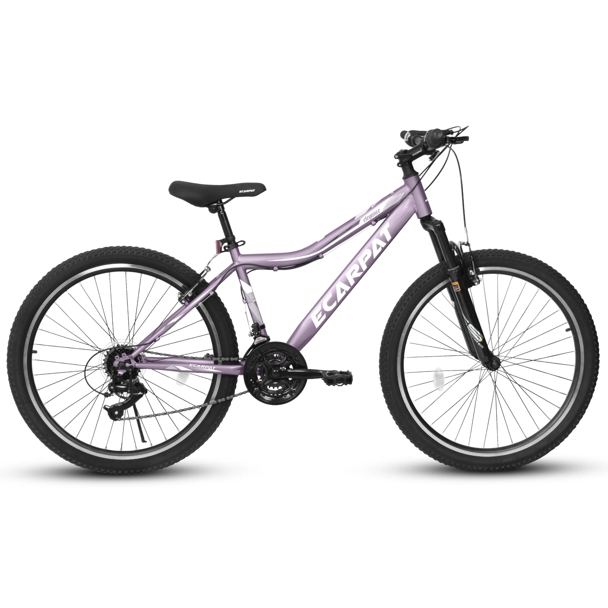 Ecarpat Women's Mountain Bike 24 Inch Wheel, 21-Speed 15