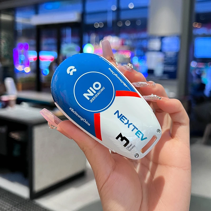 غطاء مفتاح فوب جديد 2025 - حافظة حماية ممتازة بتصميم السباق لهاتف NIO ES6/ET5/EC6/ET5T/ES8/ET9