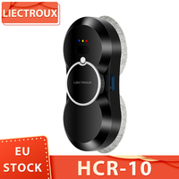 Liectroux HCR-10 Robot Window Vacuum Cleaner, 30ml Water Tank, Ultrasonic Water Spraying, 2800Pa Suction, 6.8cm Ultra-thin Body