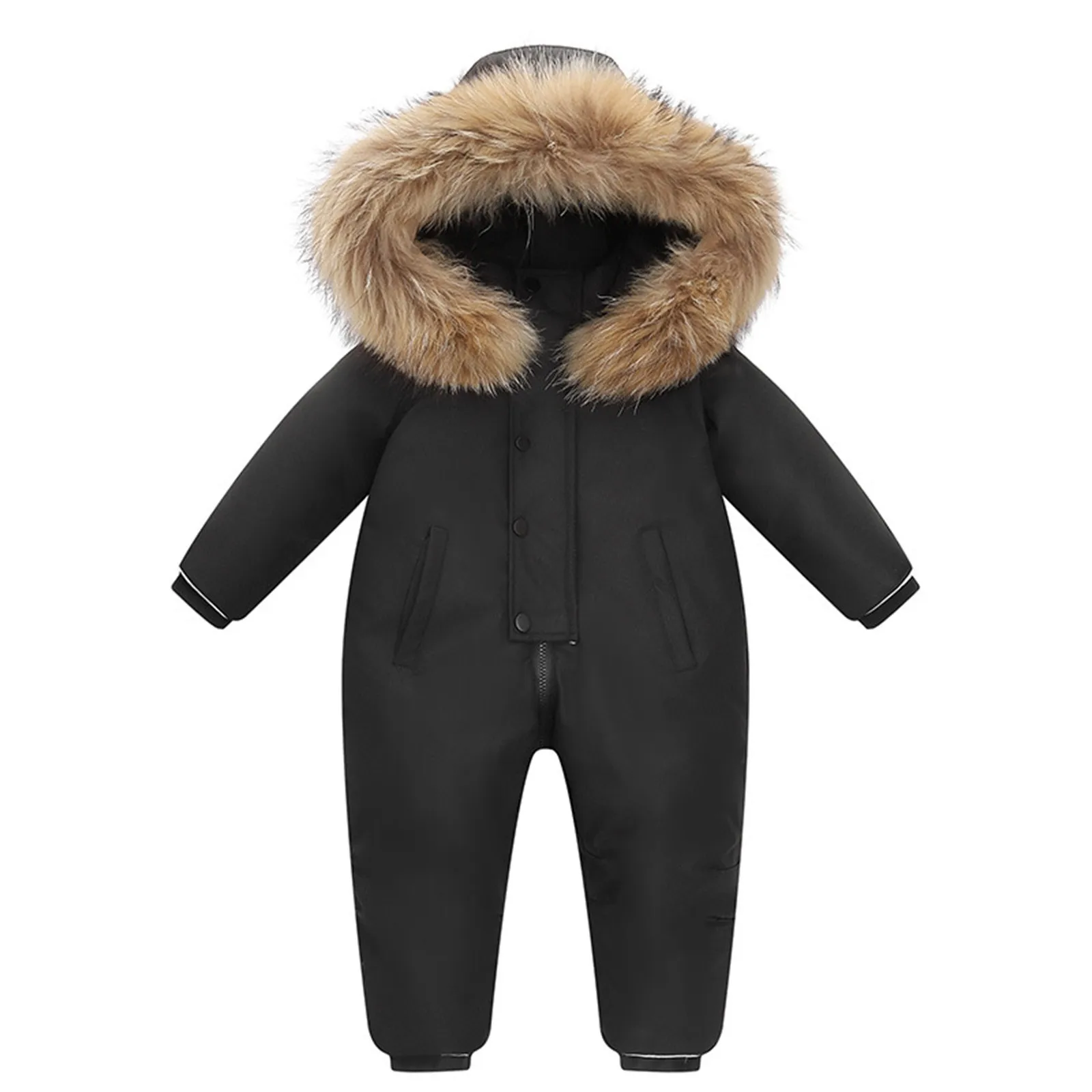 

2024 New Winter Warm Snowsuit Boy 90% Duck Down Jacket Infant Overcoat Toddler Girl Clothes Newborns Jumpsuit Snow Clothing