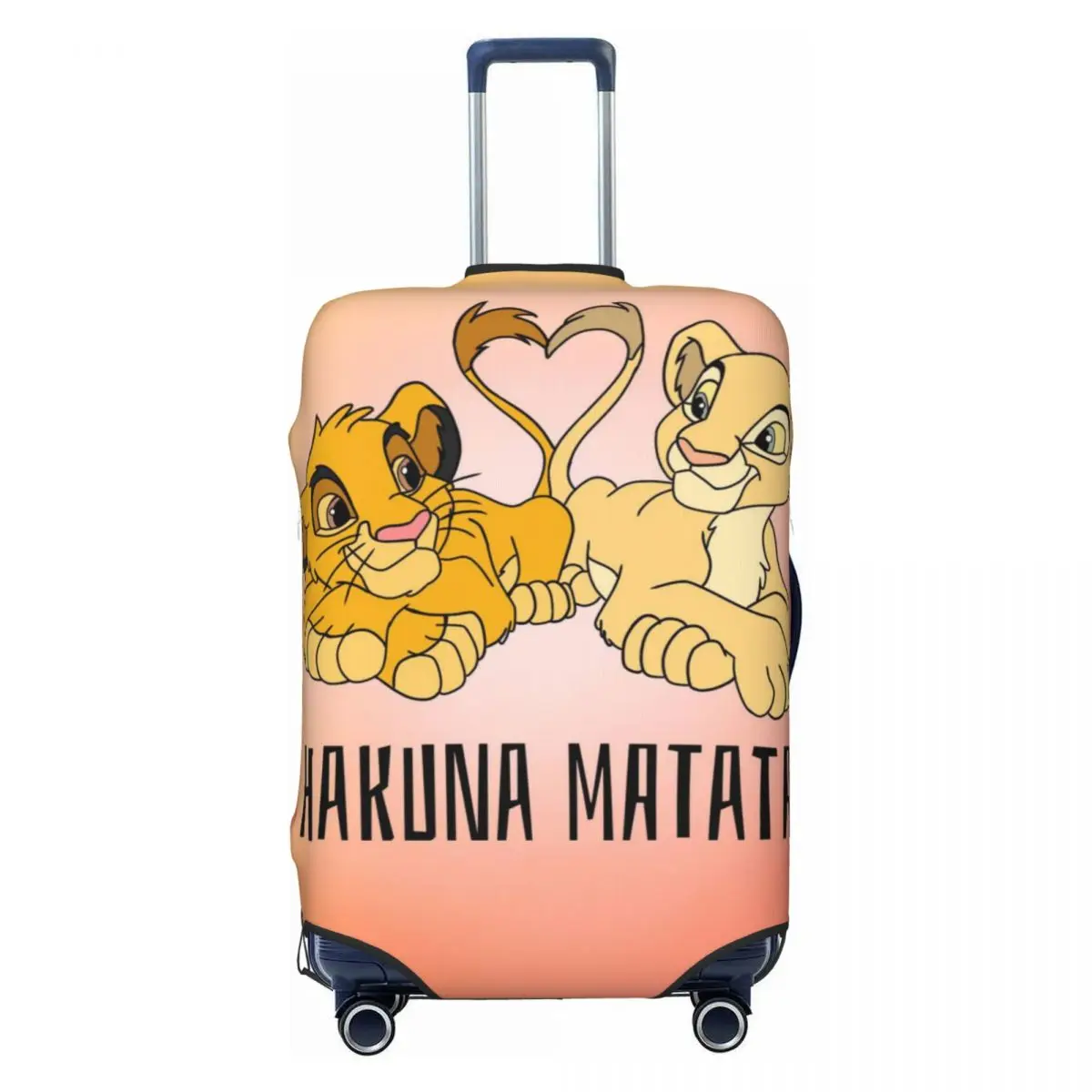 

Custom The Lion K-Kings Suitcase Cover Elastic Funny Anime Travel Luggage Covers for 18-32 inch