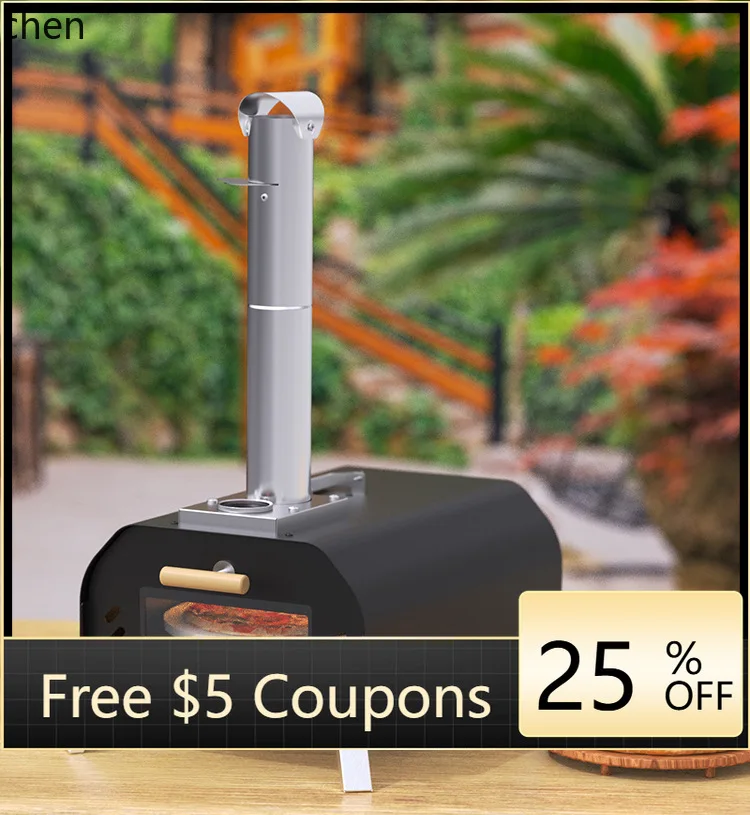

P26 Pizza Oven with Thermometer Folding Portable Pizza Oven