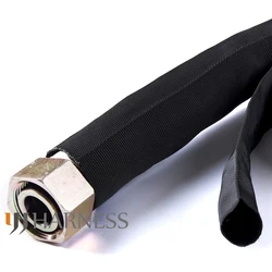 10ft Wear-resistant flame retardant nylon Protective Sleeve Sheath Cable Cover Welding Tig Torch Hydraulic Hose