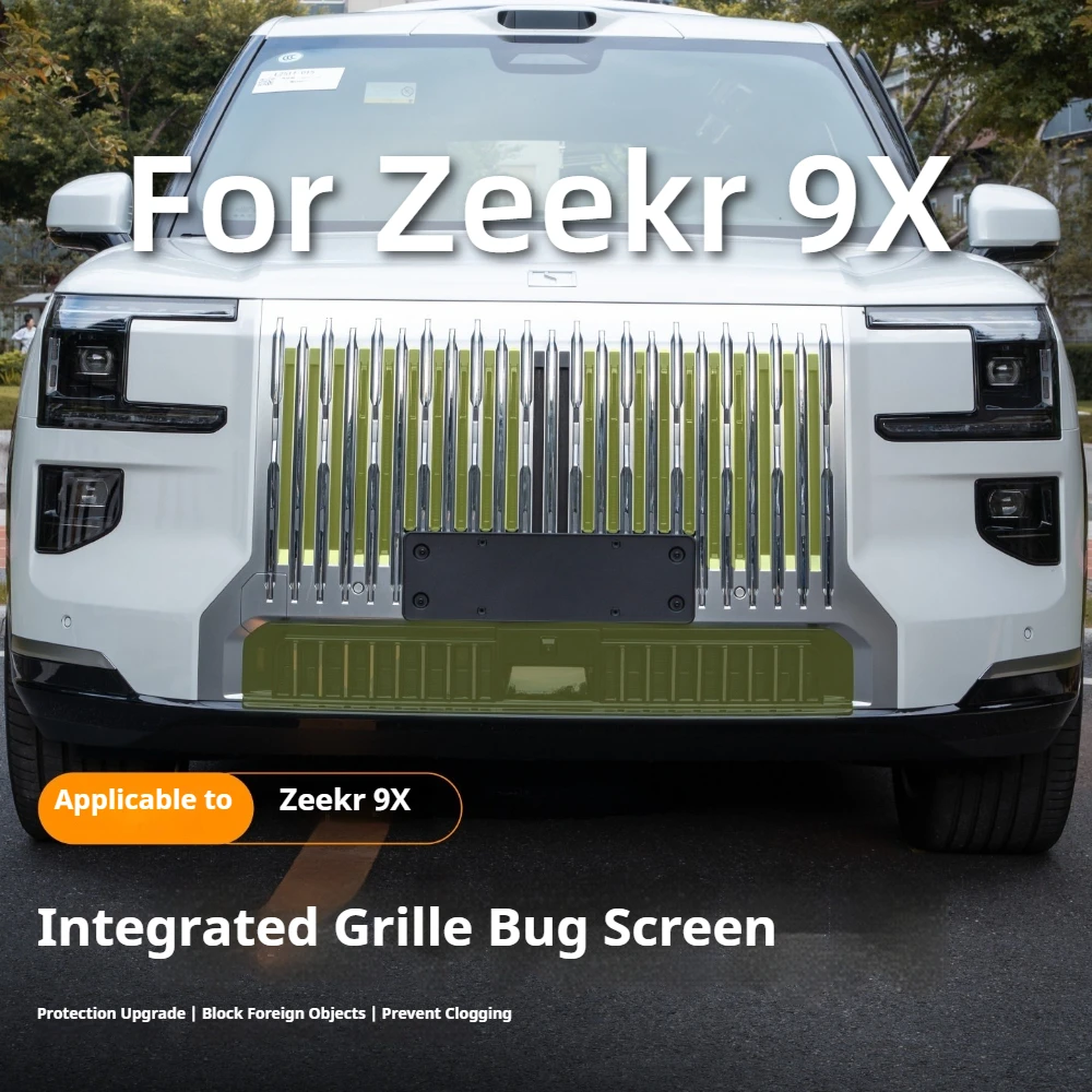 Fit For Zeekr 9X Front Grille Mesh Insect Screen Radiator Protector Dust Net Clip On