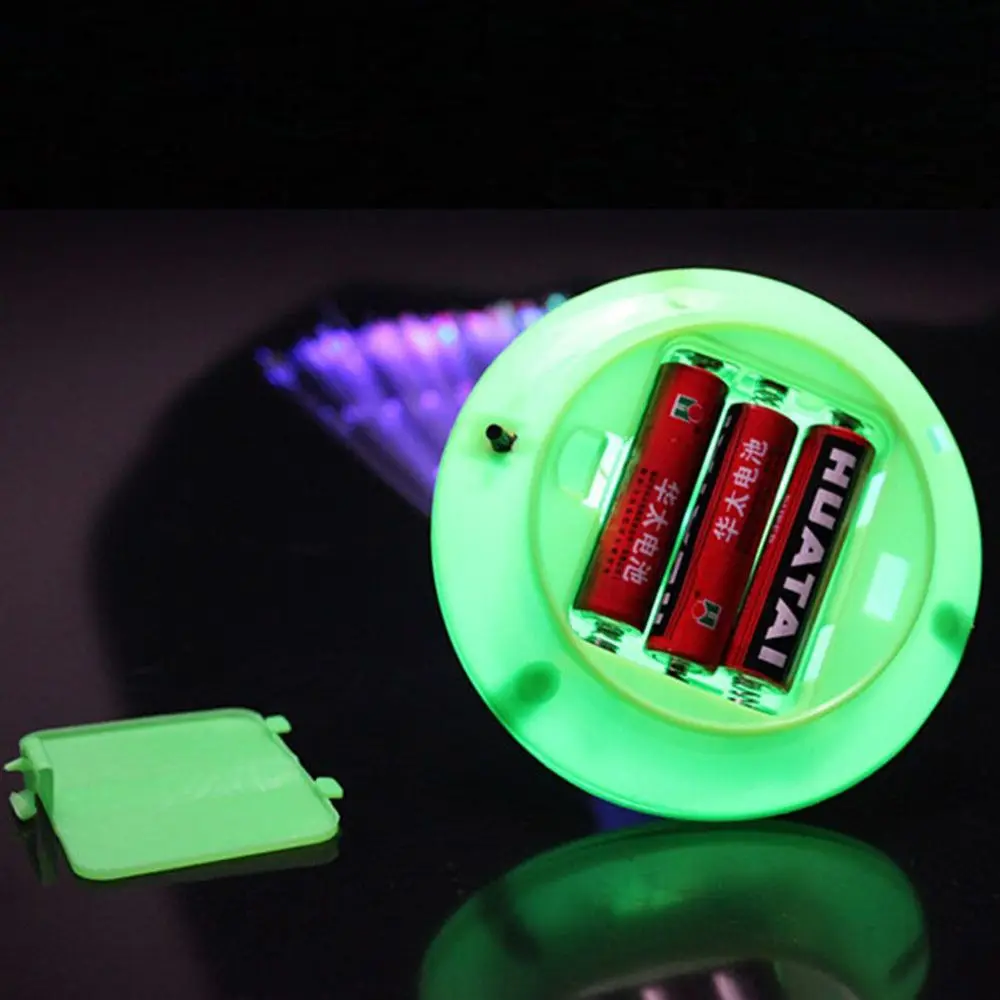 高品質パーティーギフトナイト照明ランプ家の装飾 LED 光ファイバーライトナイトランプ多色クリスマス装飾