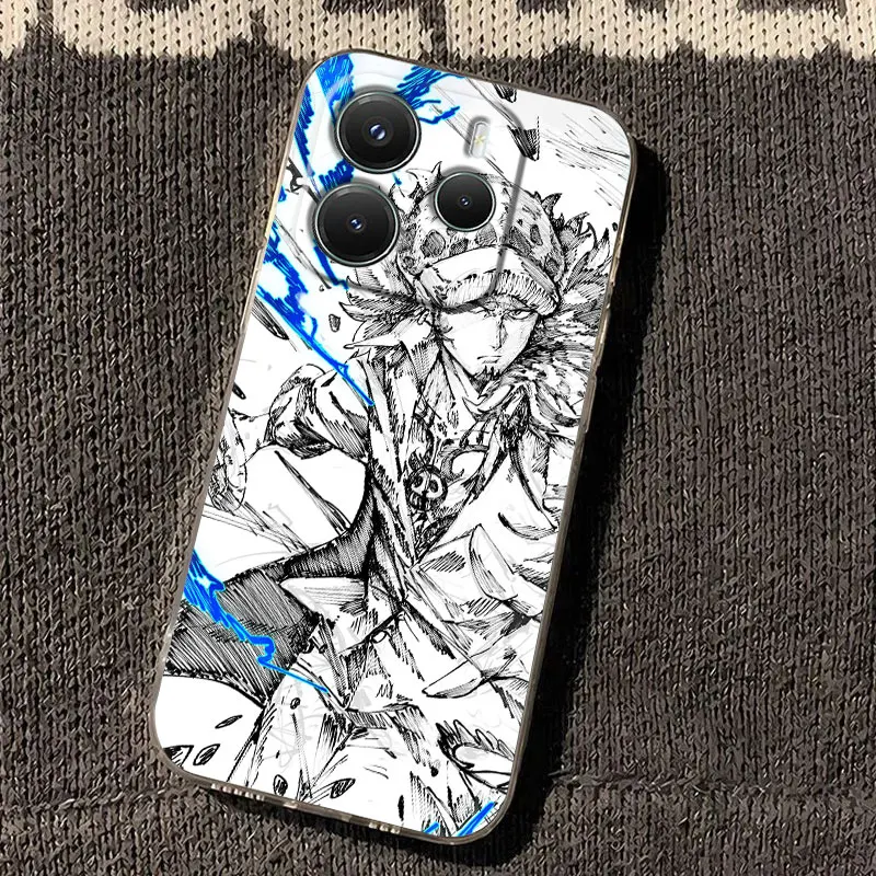 Case For Xiaomi Redmi Note 15 14 13 12 11 10 Pro Plus Ones P-Piece Anime Pirates King Cover For Redmi 15C 15 14C 13C Phone Cases