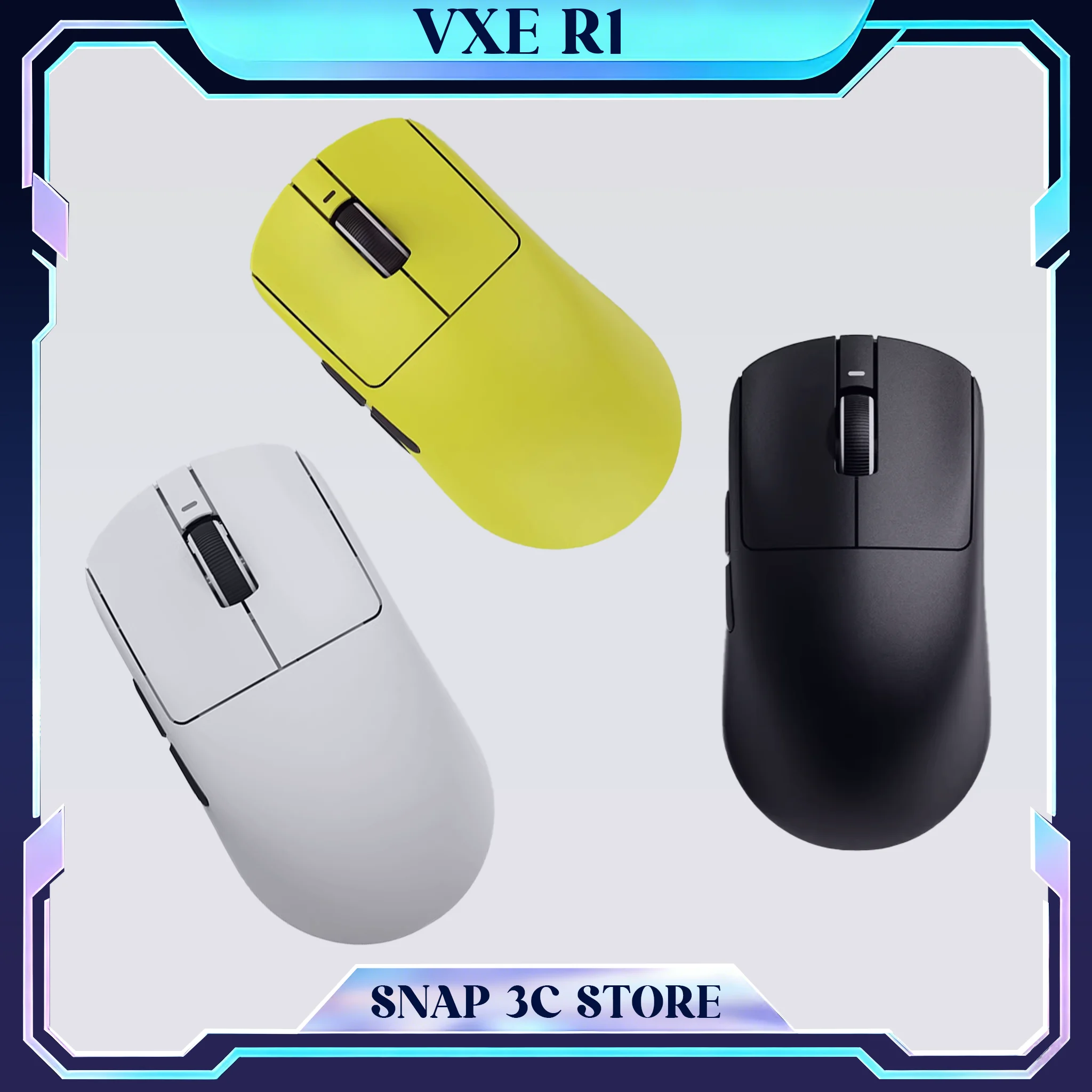 

VXE Dragonfly R1 NearLink Wireless Gaming Mouse SLE Technology PAW3395 Ultra Lightweight Long Battery Ergonomic Esports Mice PC