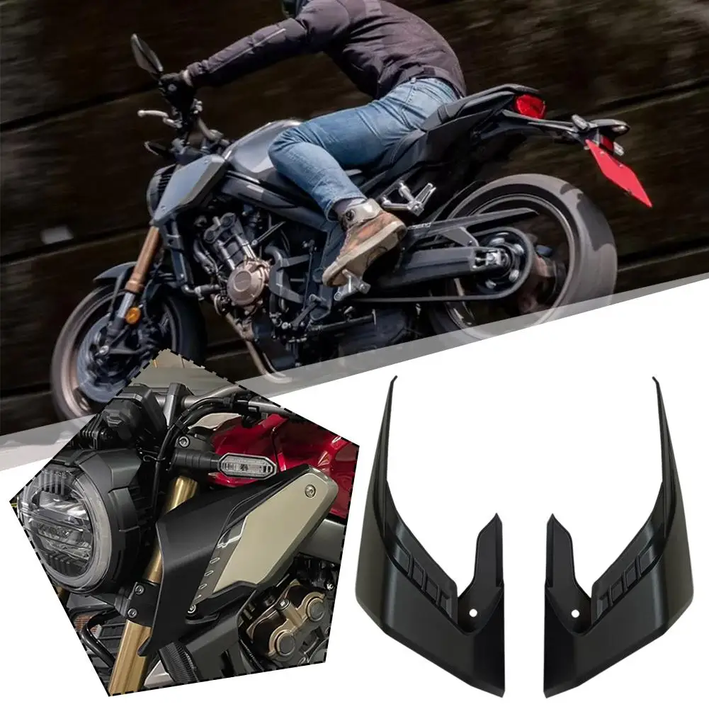 1 Pair Motorcycle Wing Protector For Honda CB650R 2019-2024 PP Plastic Upgraded DIY Motor Protective Individuation Modifica F9K4