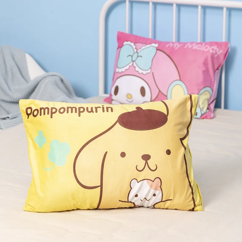 Cute Anime Sanrio Pillow 60X40Cm Cartoon Hello Kitty Cinnamoroll Double-Sided Printed Pillowcase Children Dormitory Pillow Gift