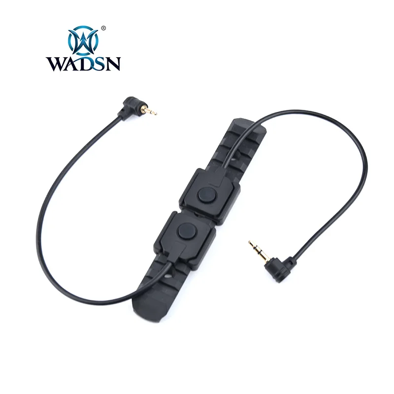 WADSN The Tail Control Switch 2.5mm 3.5mm Plug PEQ DBAL NGAL Green Laser Mawl Mini Pressure Pad Switch Sotac Pic Picatinny Rail