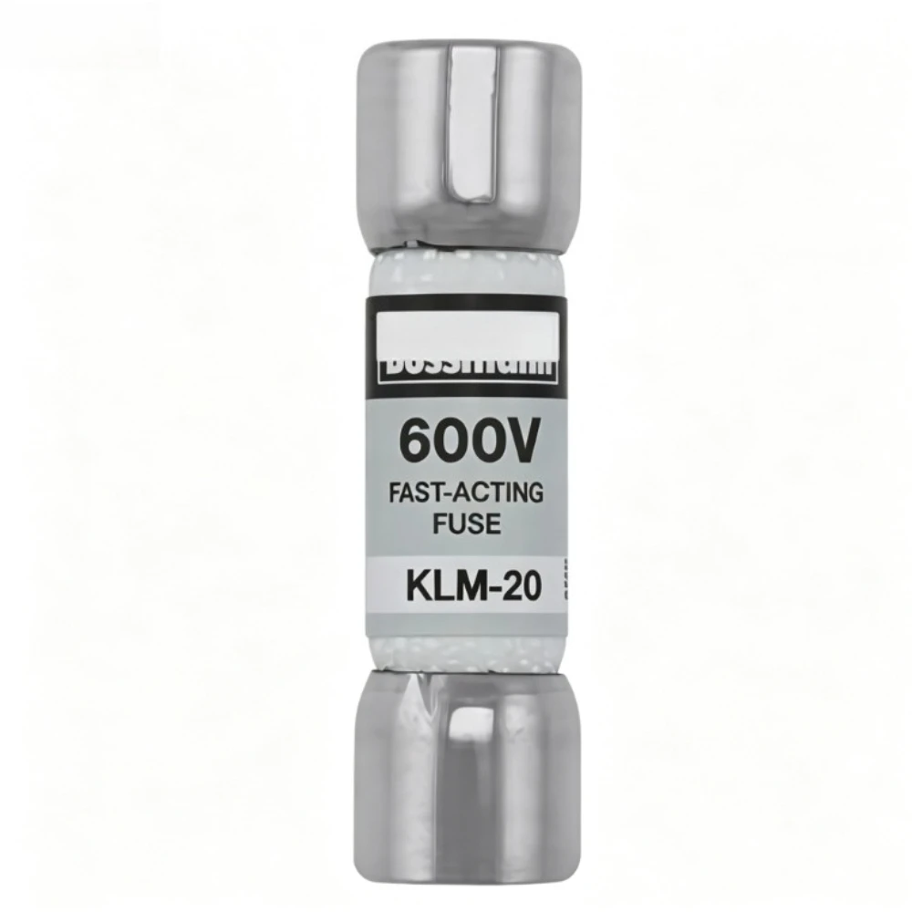 10PCS OEM KLM‑20 Fast‑Acting Midget Fuse 20A 600V AC/DC 5AG Supplemental Circuit Protection Fuse