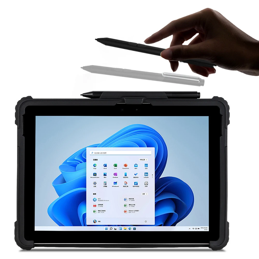 for Microsoft Surface Pro 4 5 6 7 8 9 Case for Surface go 1 2 3 4Silicone Acrylic Protective Case with Magnetic Attract Pen Slot