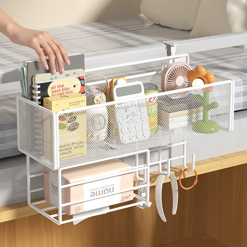 1Set No Drilling Bathroom Shelf Wall Mounted Rack for Bathroom and Kitchen Punch Storage Organizer Versatile Over Door Organizer